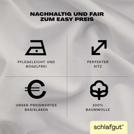 Schlafgut Easy Jersey Fitted Sheet 90 x 190 to 100 x 200 cm Sand Light, Fitted Sheet Made from 100% Cotton