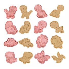 24x7 Molde Cortador De Galleta Dinosaurio Decoración Reposteria