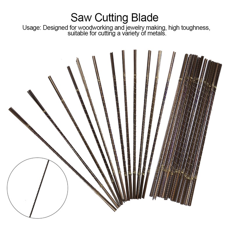 144pcs High Carbon Steel Jewelry Saw Cutting Blades High Toughness