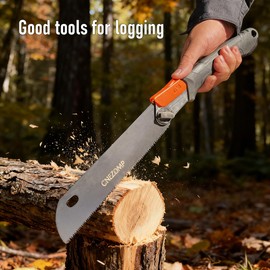 CNEZOMP Double Edge Pull Saw for Flush Cutting, Hardwood Softwood Compatible, Dowel Peg Wedge Trimming Tool