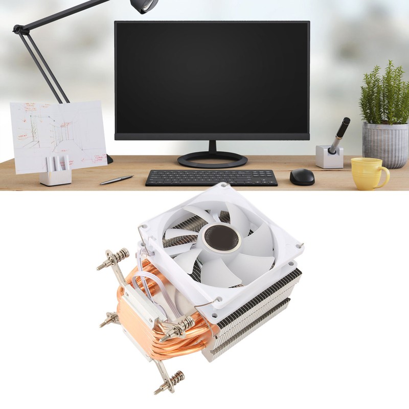 9CM CPU Cooler 6 Copper Heat Pipes Colorful Lighting Effects