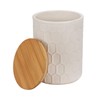WENKO Maya Storage Tin Made of High-Quality White Ceramic with