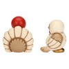 THUN - Set 2 Tacchini in Ceramica Decorata a Mano,