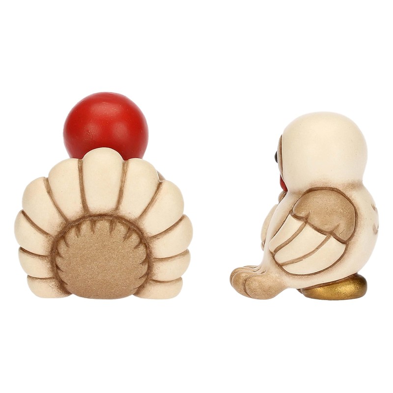 THUN - Set 2 Tacchini in Ceramica Decorata a Mano,