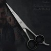 Hair Cutting Scissors, 6" Stainless Steel Razor Shears Professional Hairdressing