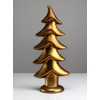 Christmas Tree Christmas Tree Christmas Decoration Ceramic Gold 13 cm