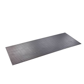 SuperMats High Density Commercial Grade Solid Equipment Mat 15GS Made in U.S.A. for Large Treadmills Ellipticals Rowing Machines Recumbent Bikes and Exercise Equipment (3-Feet x 7.5-Feet) (36 in x 90 in) (91.44 cm x 228.6 cm) , Black