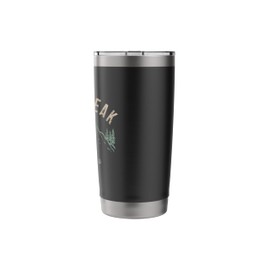 Pikes Peak Colorado Rocky Mountains Bear Nature Vintage Stainless Steel Insulated Tumbler