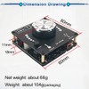 jingfei ZK1002M Bluetooth 5.0 AUX USB Audio Input Output Amplifier