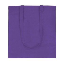 eBuyGB Shopping Tote Shoulder Bag, Cotton, Purple, 31.19 x 24.1 x 5 cm, 1205821-5