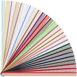 24Pcs Book Binding Headbands Endbands, Colorful 11.8x0.5 Inches Medium Cotton Book Headband Book Binding Kit for Beginners Bookbinding Book Decor