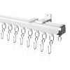 16.4ft Ceiling Curtain Track for Room Divider, Heavy-Duty Curtain Track,