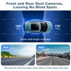 Zengest Dash Cam Front and Rear with 64GB Card, 4K+1080P
