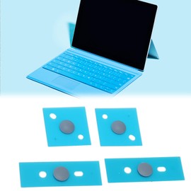Laptop Rubber Feet Mat Replacement, Anti Slip Laptop Bottom Case Rubber Strips Pads with Installation Tools Kit for 3 4 5 (Blue)