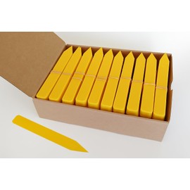 1000 Labels 5" x 5/8 Yellow Plastic Plant Labels Nursery Stake Tags Markers
