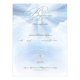 Baptism Certificate