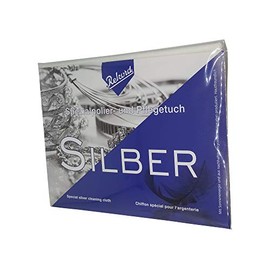 Silver Cleaning Cloth for Jewellery 30 x 24 cm Cutlery & Coins High-Quality Multifiber Cloth Made in Germany