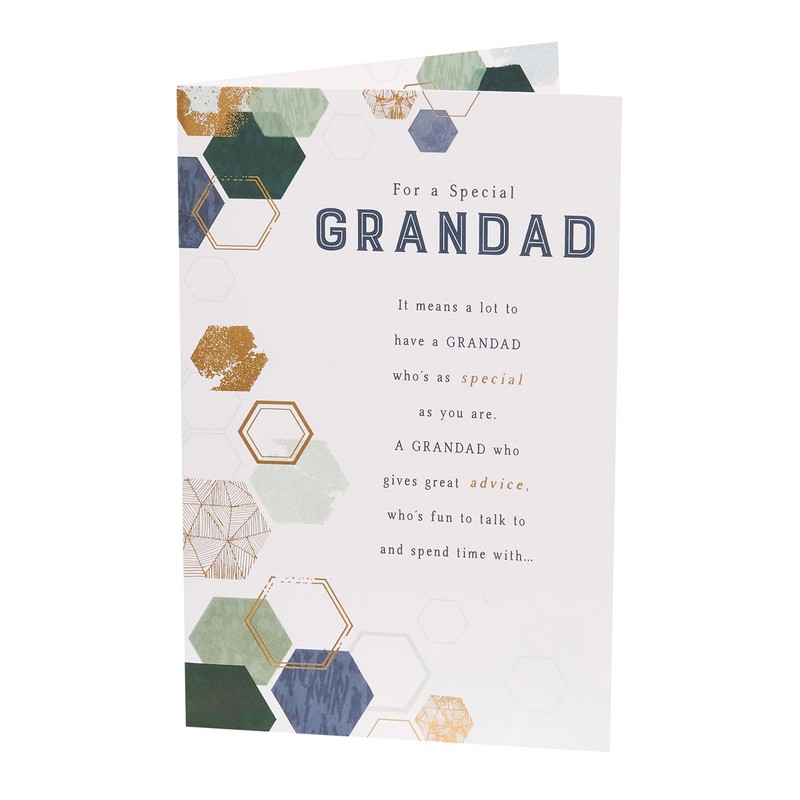 Birthday Card For Grandad With Envelope - Sweet Design With