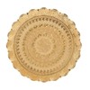Turkish Tea Coffee Serving Tray Vintage Style Embossed Pattern Round
