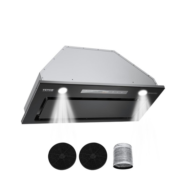 VEVOR Range Hood Insert, 30 Inch Built-in Kitchen Vent Hood,