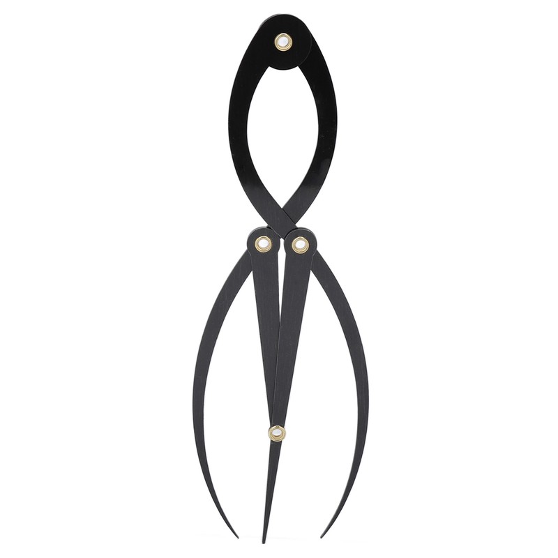 Eyebrow Ruler Multifunctional Stainless Steel 3 Point Positioning Ruler for