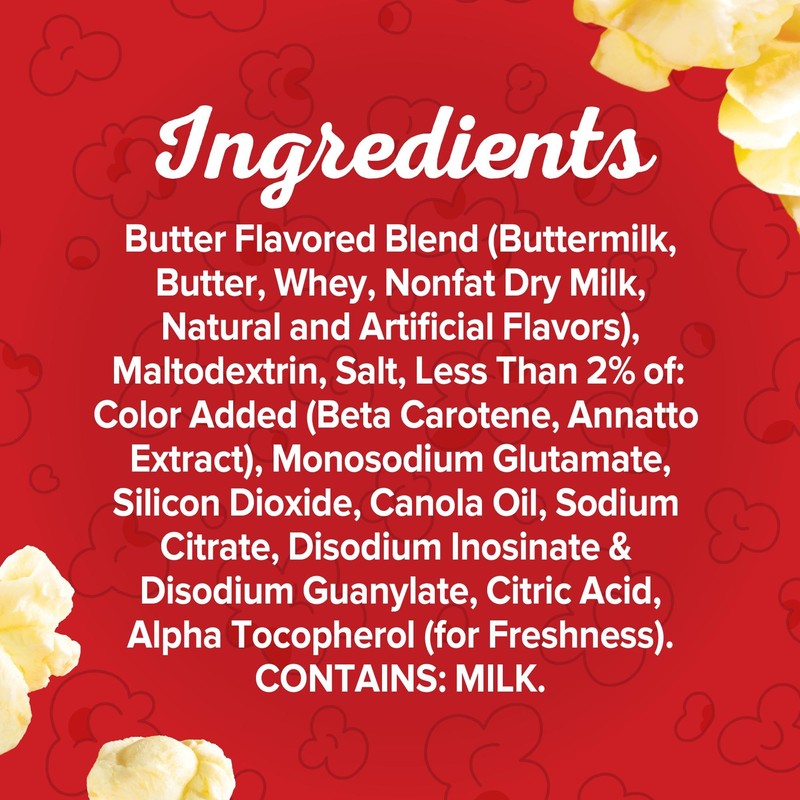 Orville Redenbacher's Popcorn Seasoning, Movie Theater Butter Flavor, 2.4 oz.