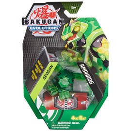 BAKUGAN Evolutions - Pack 1 Geogan Season 4-1 Geogan Ball with 3 Trading Cards - Cartoon Toy for Children from 6 Years - Random Model