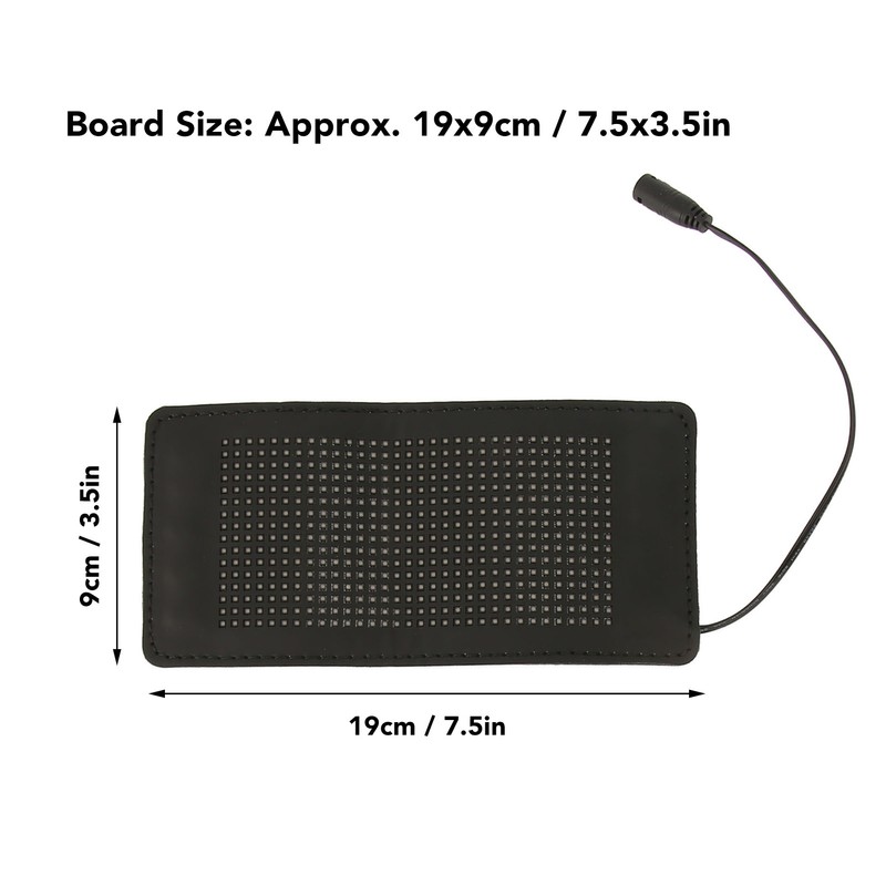 Programmable Scrolling LED Sign Bluetooth App Control LED Car Sign