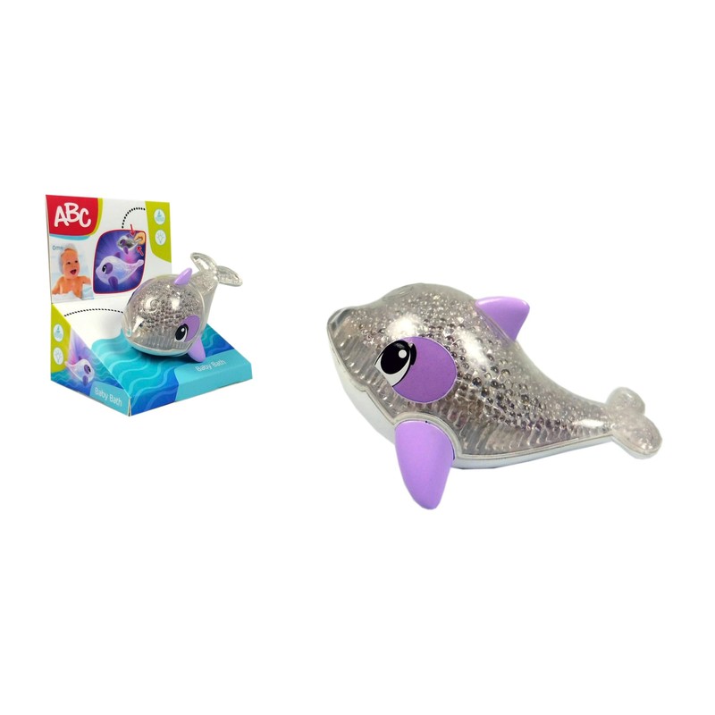 Simba 104010088 ABC Sparkle Dolphin with Magic Rainbow Light Function,