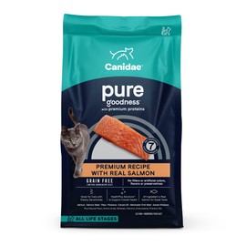 Canidae Pure Limited Ingredient Premium Dry Cat Food, Real Salmon Recipe, 5 lbs, Grain Free