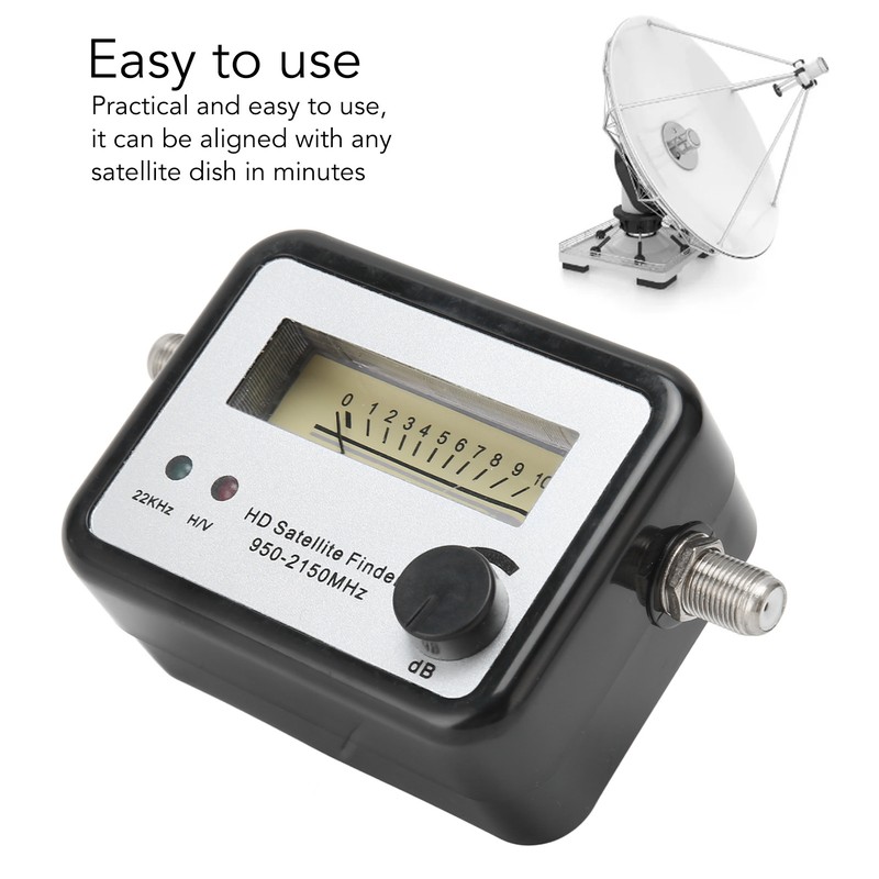 Digital Satellite Signal Finder 950‑2150MHZ TV Antenna Signal Strength Meter