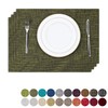 Kevin Textile Placemats, Set of 4 Heat-Resistant Placemats for Kitchen