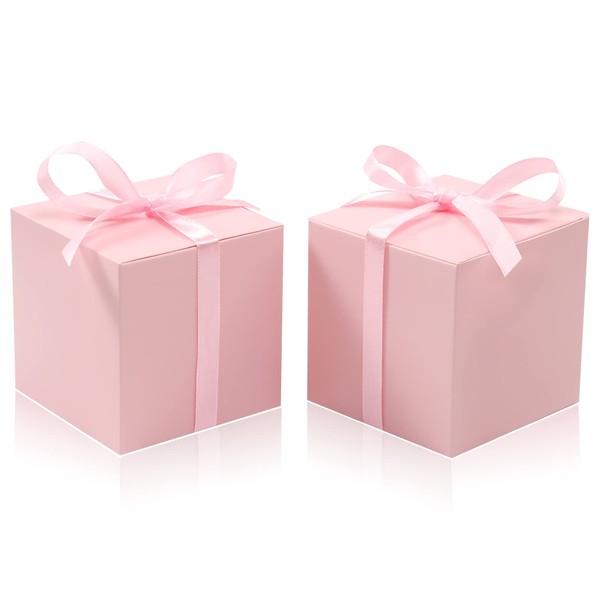 COTOPHER COTOPHER 100pcs Wedding Favor Boxes, Paper Gift Boxes 3x3x3