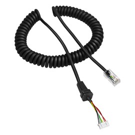 Kokorasa MH-48 MH-48A6J Microphone Mic Cable Cord Wire MH-42B6J MH-36B6J for YEASU FT-7800 FT-8800 FT-8900 FT-8900R FT-100 FT-90 FT-1500 FT-1900 FT-2600 FT-2800 FT-100D Radi Handheld Microphone (1)