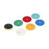 6Pcs Dry Diamond Polishing Pads 1Pc Backer Polish Kit for