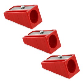 KUM AZ105.01.16-R - Pencil Sharpener up to 17 mm Pens, Red, Special Sharpener 100-70, Multipack, Sharpener for Thick Pencils