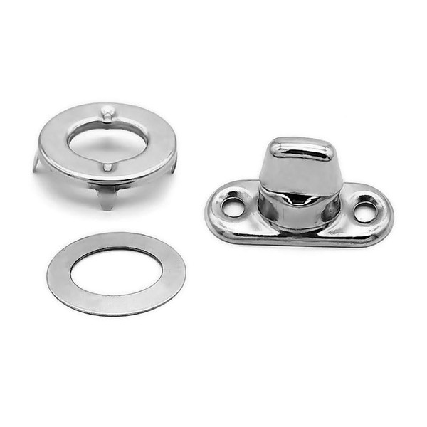 Deolven Twist Lock Fastener, 8 Sets Turn Button Fasteners Handbag