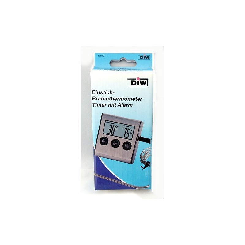 ET921 Electronic Puncture Roasting Thermometer Meat Thermometer, 2 Pieces, up