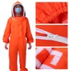 Orange Beekeeper One Piece Bee Suit Beekeeping Protective Clothes Beekeeping