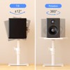 suptek Free-Standing Speaker Stand Desktop Set, 9.6 x 8.8 inch