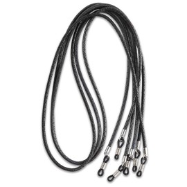 Avitron Elegant Eyeglass, Sunglass Strap-Chain- Retainer,Sports Band, 3 Black Pack PU Leather For Men Women By HANGIT