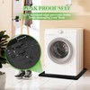 27×27inch Washer Drain Pan Silicone Mat, With Raised Edge Washing