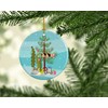 Caroline's Treasures CK4506CO1 Clown Loach Fish Merry Christmas Ceramic Ornament,