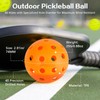 PIKESOUL Pikleball Balls, 12 Pack of 40 Hole Outdoor Pickleball