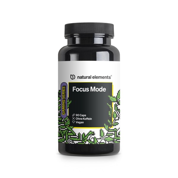 natural elements Focus Mode C Konzentrations Tabletten in Kapselform C