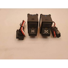 Fits The Jeep® TJ Rocker Switch Pair- Front Locker - Rear Locker Switches 1997-2006