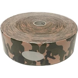 Therapist’s Choice® Kinesiology Tape, 2"x105' PRE-Cut Bulk Roll, PRE-Cut into Easy-to-Apply 10 inch Strips (Camo)