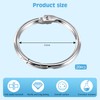 Mynoozi 20Pcs Binder Rings,Metal Book Ring,Binding Rings,25mm Inner Diameter Keychains