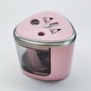 Electric Pencil Sharpener Double Holes Automatic Pencil Sharpener for Students