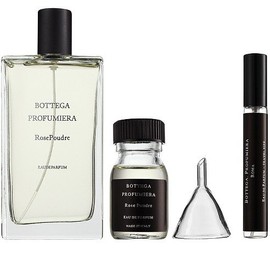 Bottega Profumiera Rose Poudre Eau de Parfum 3.4 Oz/100 ml + 1 Oz/30 ml Refillable Empty Spray Atomizer